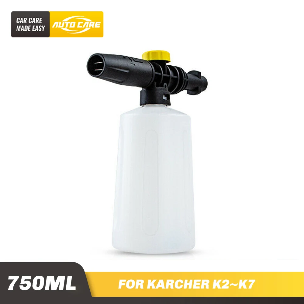 Пенная насадка для Karcher K2 K7 750 мл пенораспылитель шлангов моек высокого