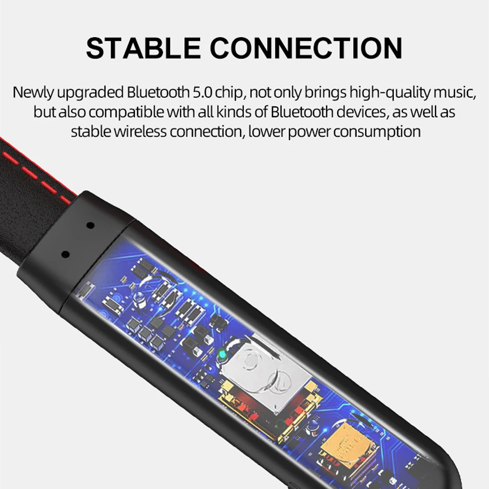 Беспроводные Bluetooth V5.0 наушники 6D с объемным звуком крючком/вкладышами спортивные