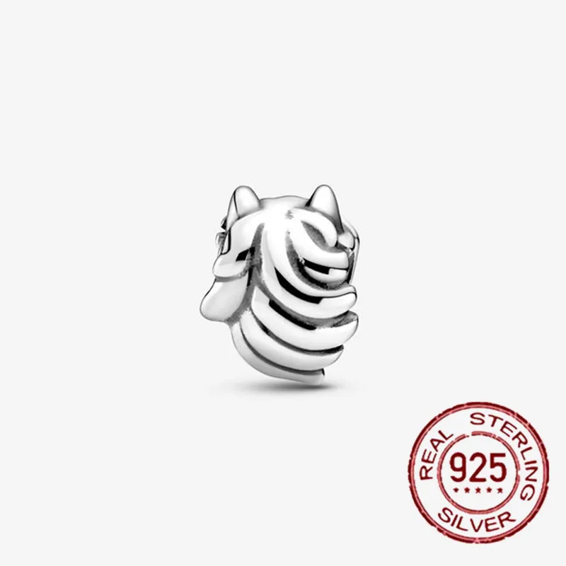 

2021 New Style 925 Sterling Silver Fashion Alpaca Head Beads Suitable For Original Pandora Charm Bracelet Silver 925 Jewelry
