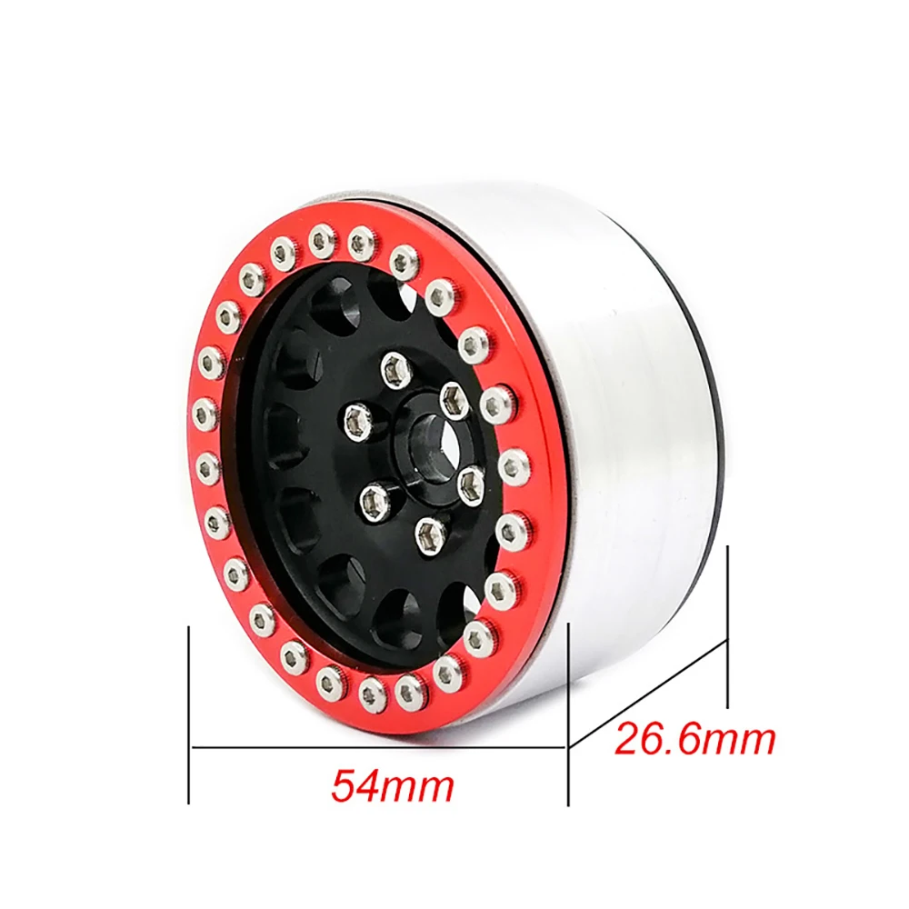 

Droyuke 4 . 1,9 Beadlock 12 1:10 RC SCX10 II 90046 AXI03007 TRX-4 Tamiya