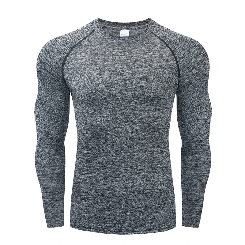 

Long Sleeve Compression Shirt Men Quick Dry Running T Shirt Fitness Sport Shirt Male Rashgard Gym Jogging Workout Traning Tights