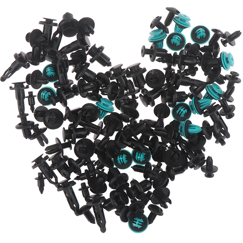 120 шт. Универсальные пластиковые автомобильные Заклепки Крепеж автомобильный