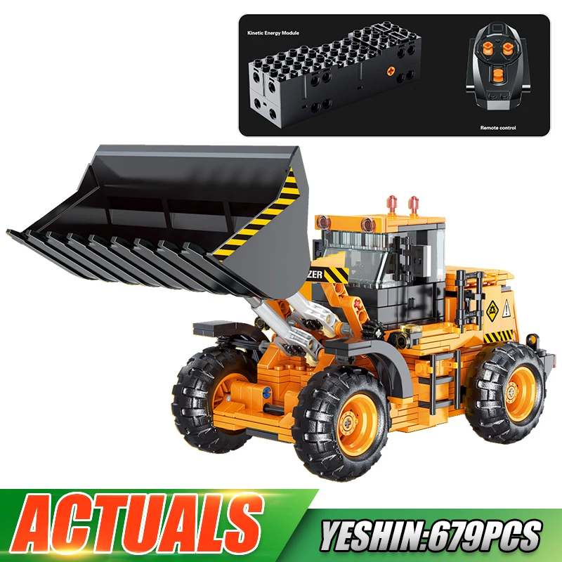 

Yeshin 20006 High-Tech Car Toys Compatible With 42030 RC Motorized Bulldozer Model Building Blocks Bricks Kids Christmas Gift