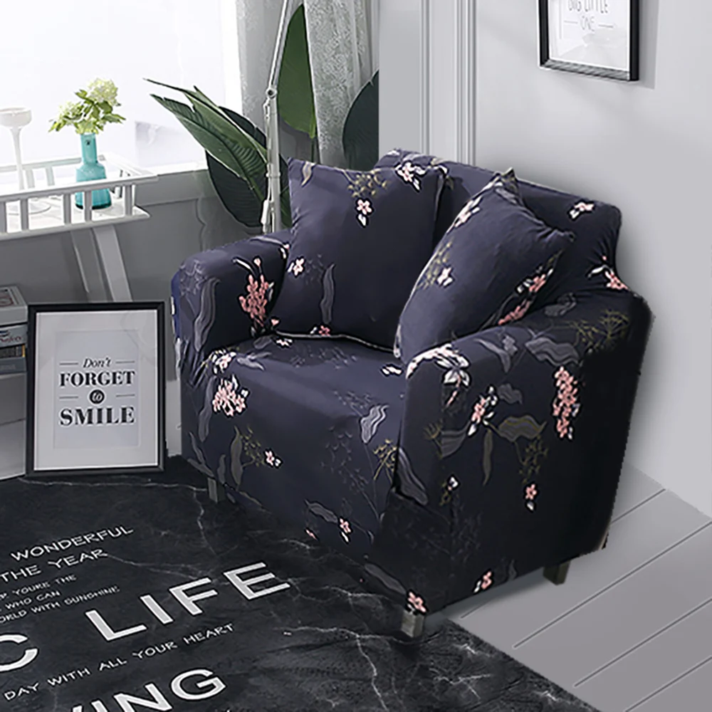 Эластичный чехол на диван Печать Эластичные Чехлы для в гостиной крышка L форма