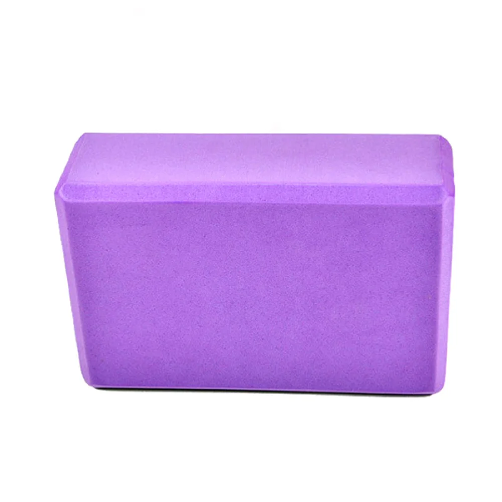 

2pcs Yoga Pilates EVA Block Bricks Home Exercise Tool Stretching Aid (Purple)