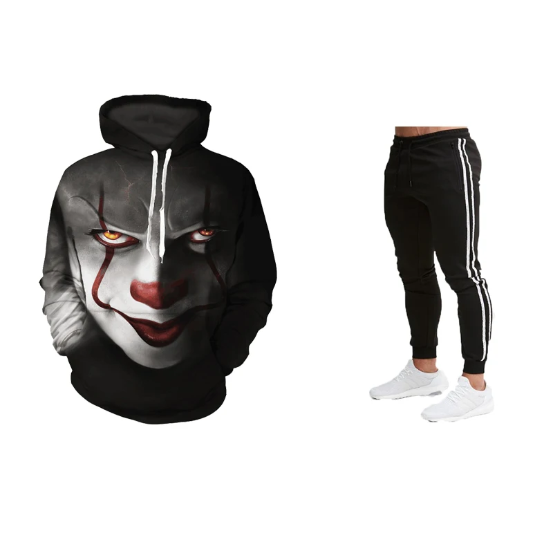 Толстовки с объемными принтами Новинка 2019 года сезон осень толстовка капюшоном 3D