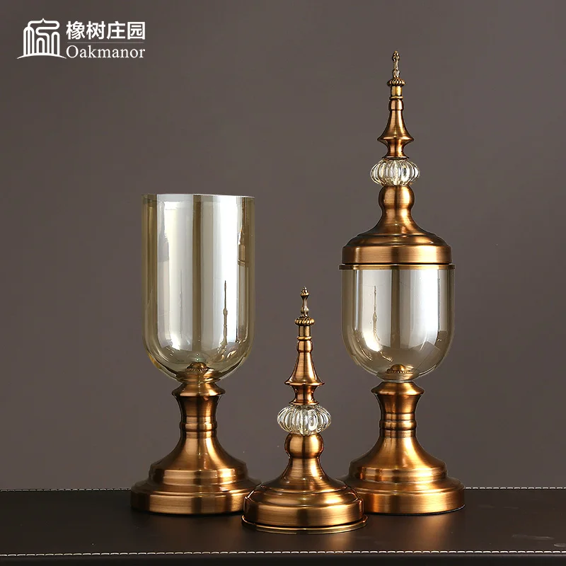 Европейские стеклянные бутылки Креативные украшения для дома современные