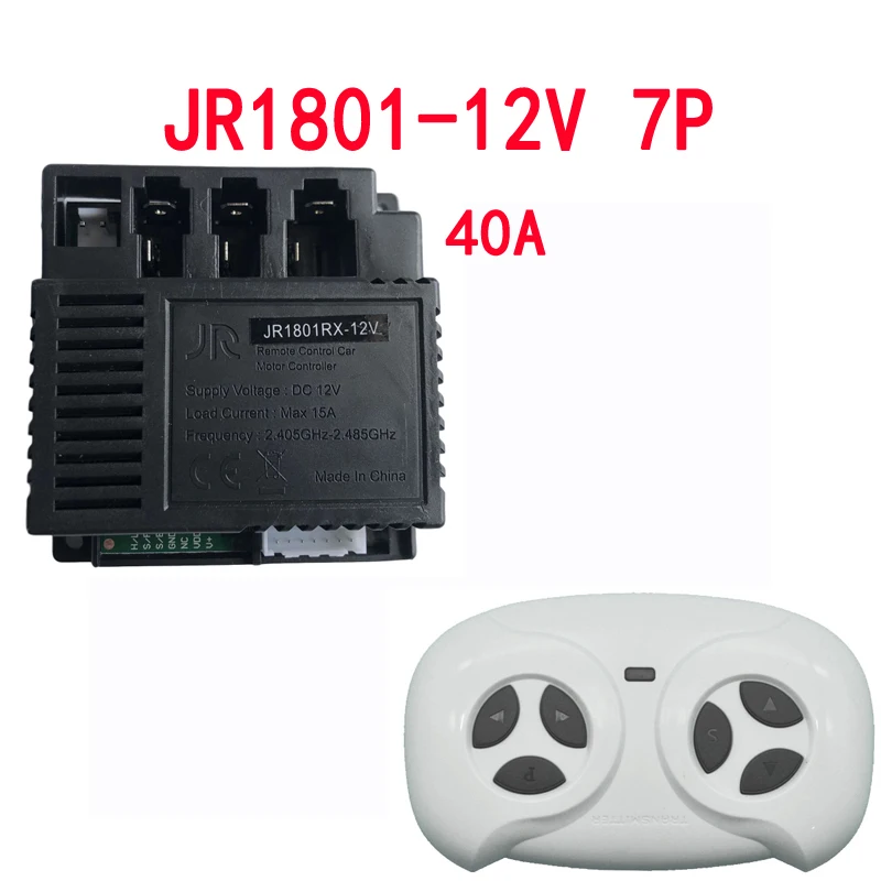 JR1801RX-12V JR1801RX-3W-12V 40A высокомощный Детский электромобиль с дистанционным