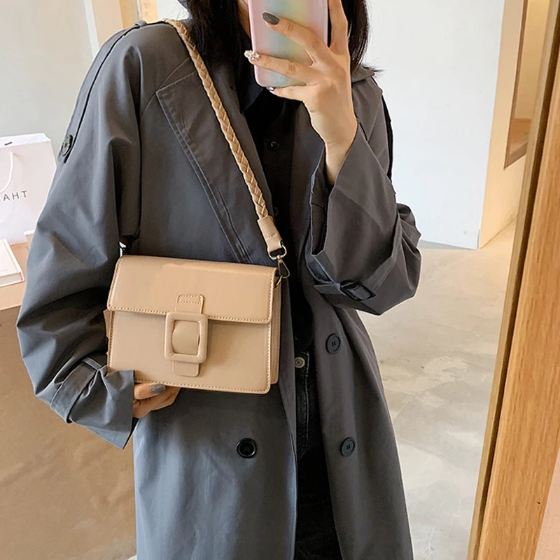 Простые Женские сумки на плечо женские кошельки через роскошный брендовый