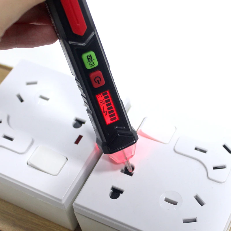 HT100E Цифровой вольтметр интеллектуальная ручка сигнализация детектор Напряжения