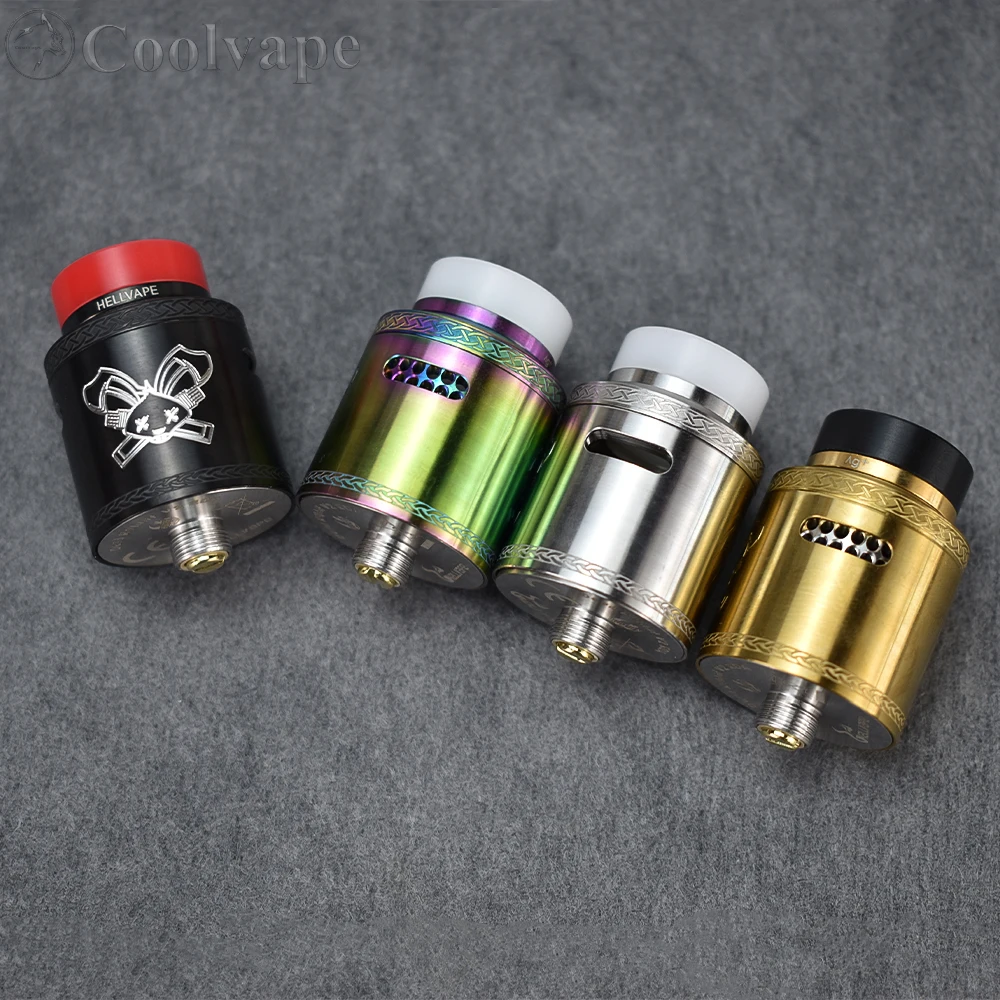 Атомайзер Dead Rabbit V2 RDA с сквонком BF PIN Dual Coil deck Vape Tank 24 мм rda vs Apocalypse GEN 2 | Электроника