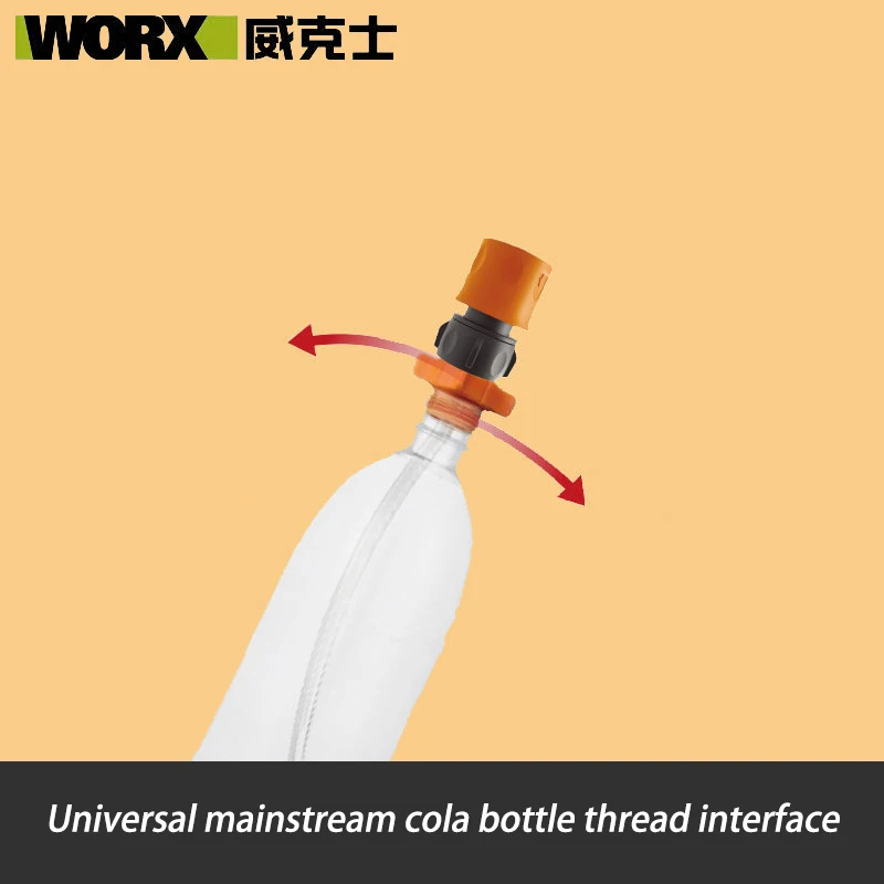 

WORX Car Washing Coke Bottle Adapter WA1761 Suit for Worx Car Washer Series Such as WG630 WU629 WG629 WG620