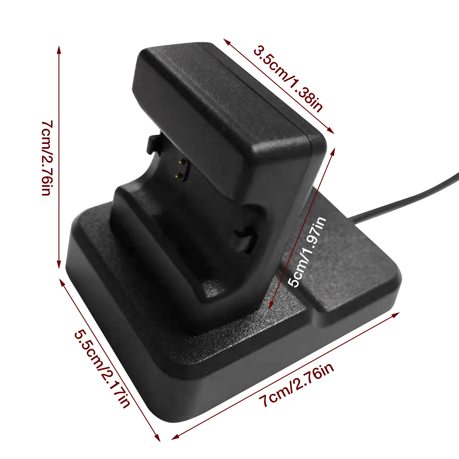 

Charger Dock Portable Charging Station Cradle For Fitbit Inspire2 Replacement Charging Dock Cradle Watch Accessories