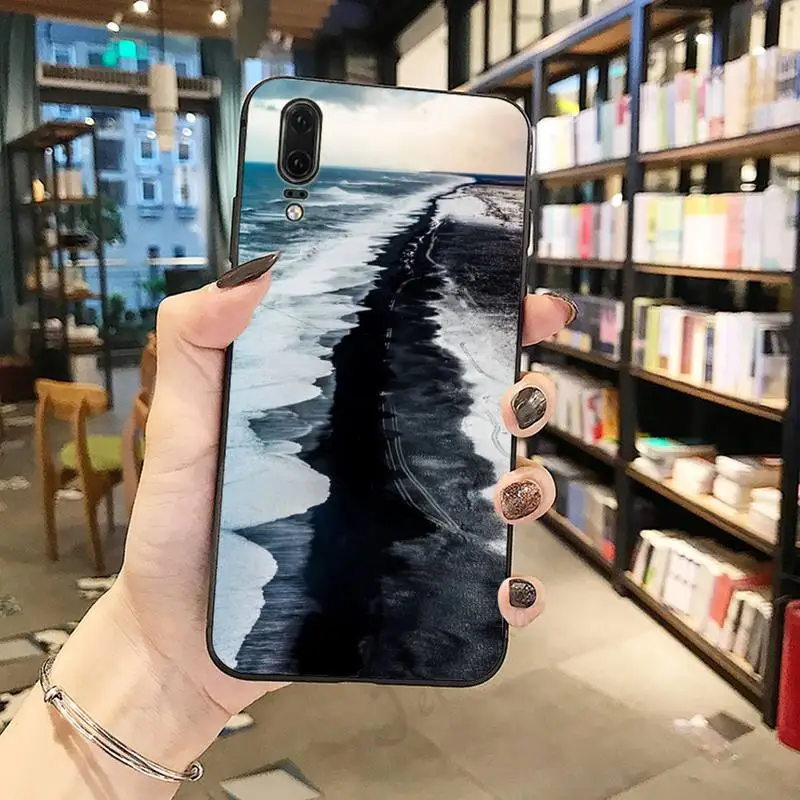

dark beach high quality painting Phone Case For Huawei honor Mate P 10 20 30 40 Pro 10i 9 10 20 8 x Lite