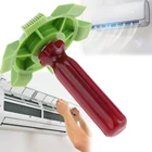 Автомобильный конденсаторный радиатор кондиционера ребро испарителя выпрямитель гребень для змеевика пластиковая ручка универсальный инструмент для очистки системы охлаждения автомобиля