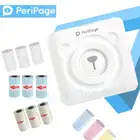 Peripage A6 Bluetooth тепловой фотопринтер Портативный карманный мини-принтер ярлыков для Android IOS мобильный телефон Windows