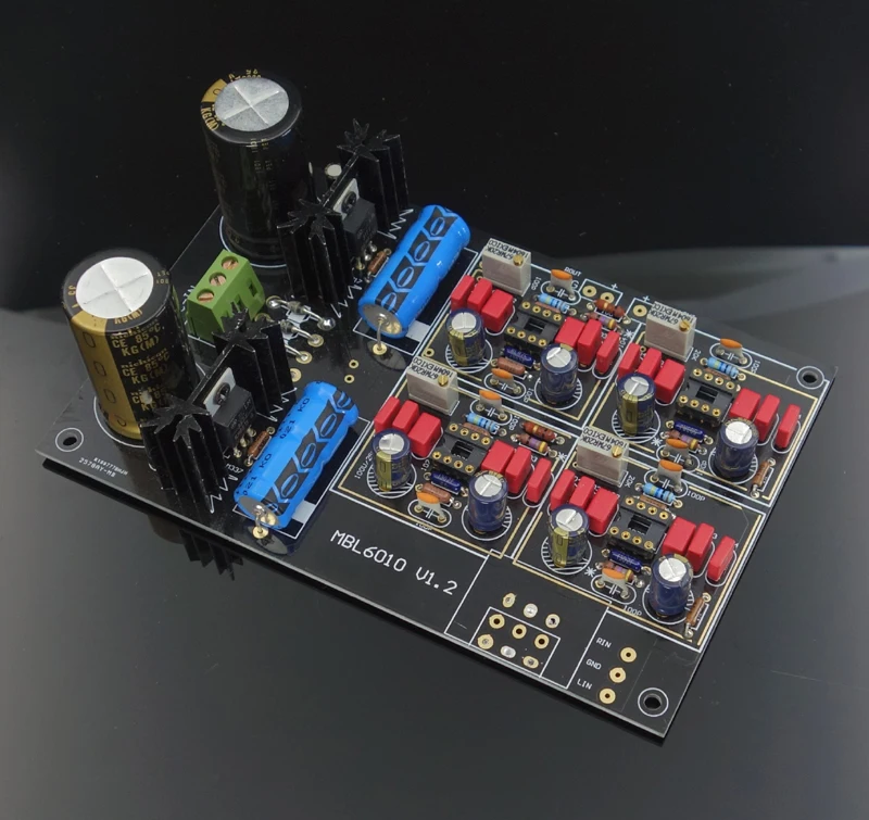 AC 15V * 2 18V 0 канальный роскошный усилитель мощности плата аудио MBL6010D предусилитель