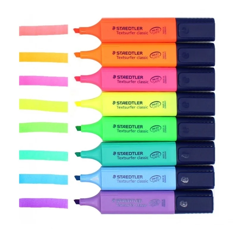 1 шт. STAEDTLER Textsurfer 364 маркер-Ручка Классический 1-5 мм цветной маркер точечный лайнер