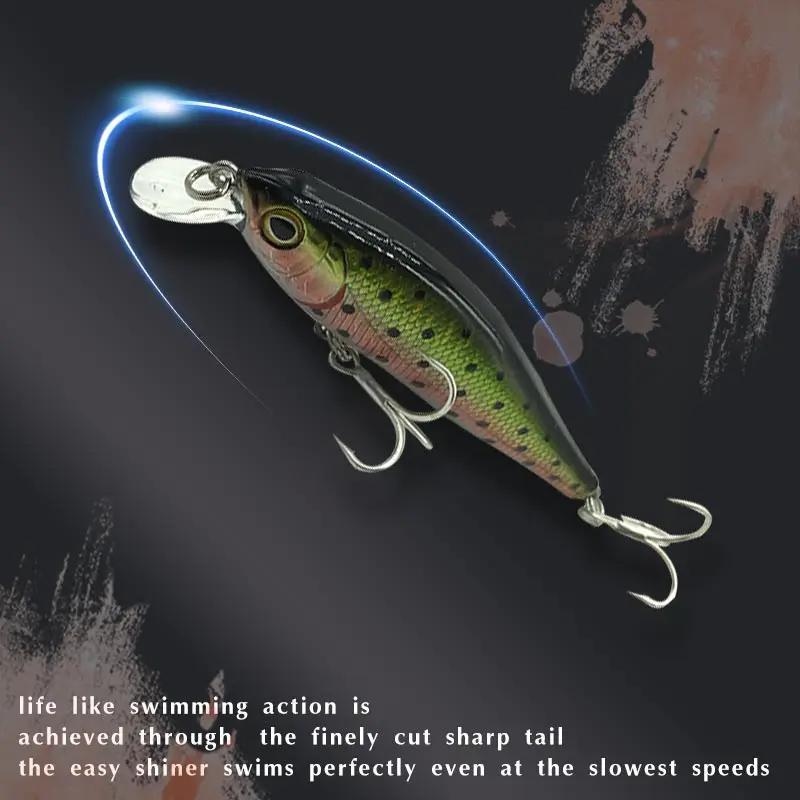 Fishing Lures 80mm/10.2g 0-0.8m Suspending High Quality Minnow Crankbait Lure Hard Bait good quality bait | Спорт и развлечения