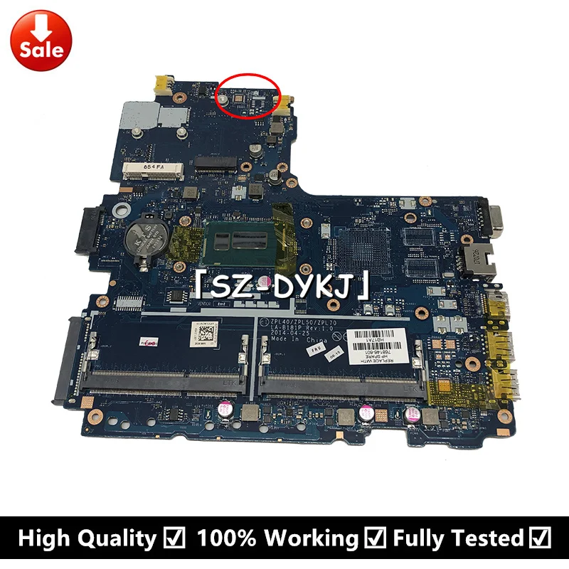 

Материнская плата для ноутбука HP probook 450 G2 440 G2 450-G2 SR1EF i5-4210U ZPL40 ZPL50 ZPL70 LA-B181P 768146-601 768146-001