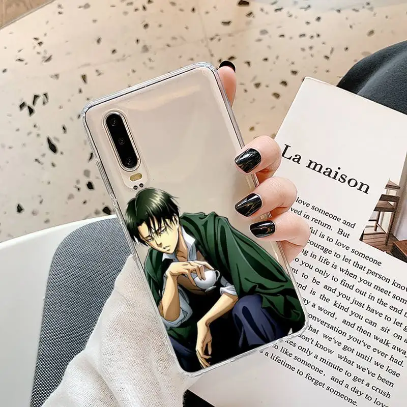 

Attack On Titan Phone Case Transparent for Samsung A71 S9 10 20 HUAWEI p30 40 honor 10i 8x xiaomi note 8 Pro 10t 11