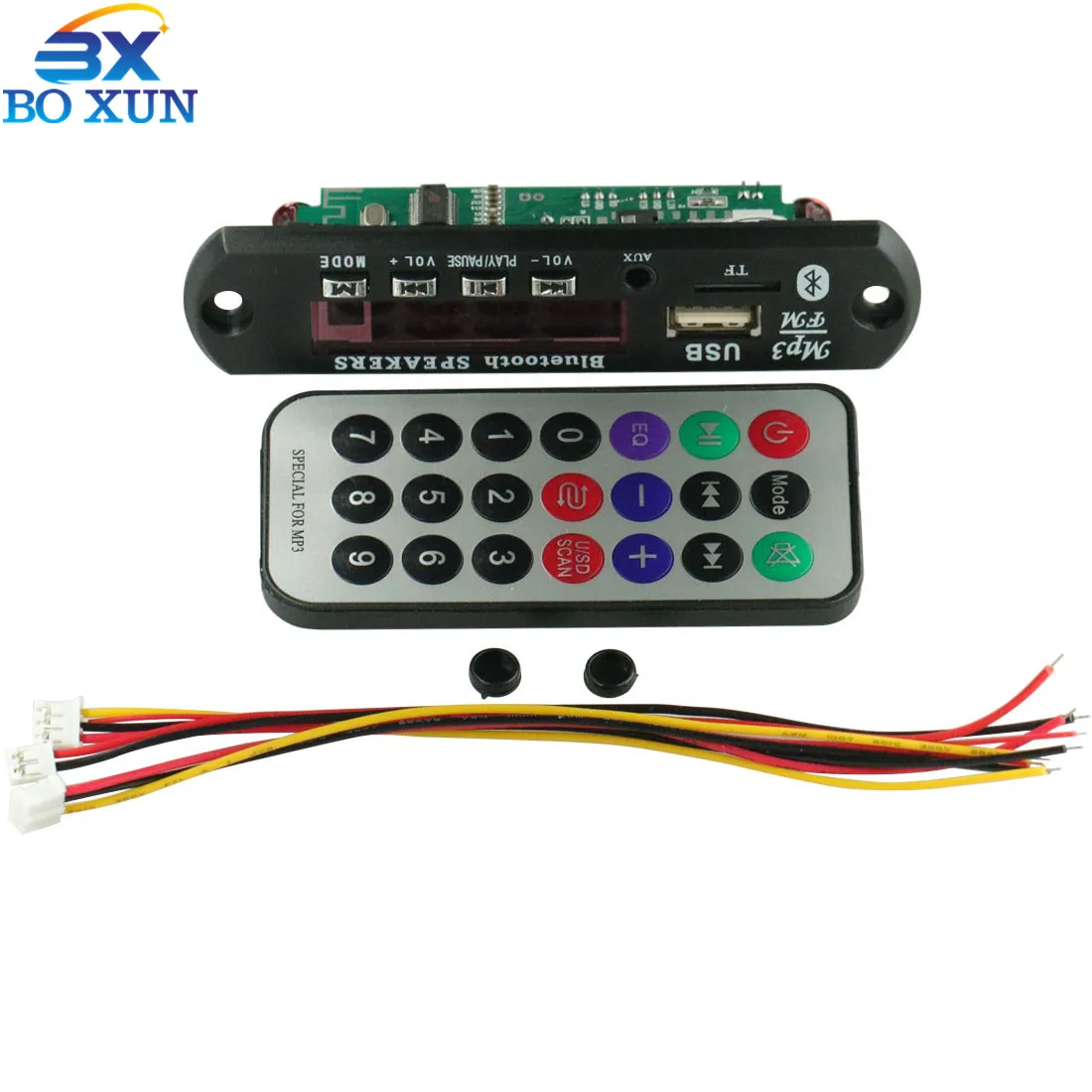 Беспроводной Bluetooth 12V MP3 WMA декодер доска аудио модуль USB TF радио для