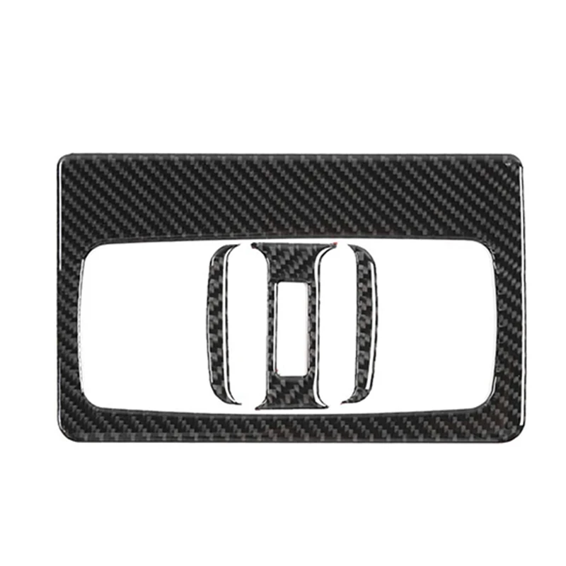 

Аксессуары для Toyota 4runner 2010-2020, задняя консоль, Крышка вентиляционного отверстия, отделка, настоящее углеродное волокно, крышка, отделка