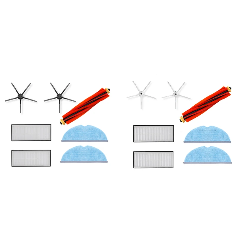 

Топ!-набор аксессуаров для робота-пылесоса Roborock S7, основная и боковая щетки, швабры, тканевые фильтры HEPA