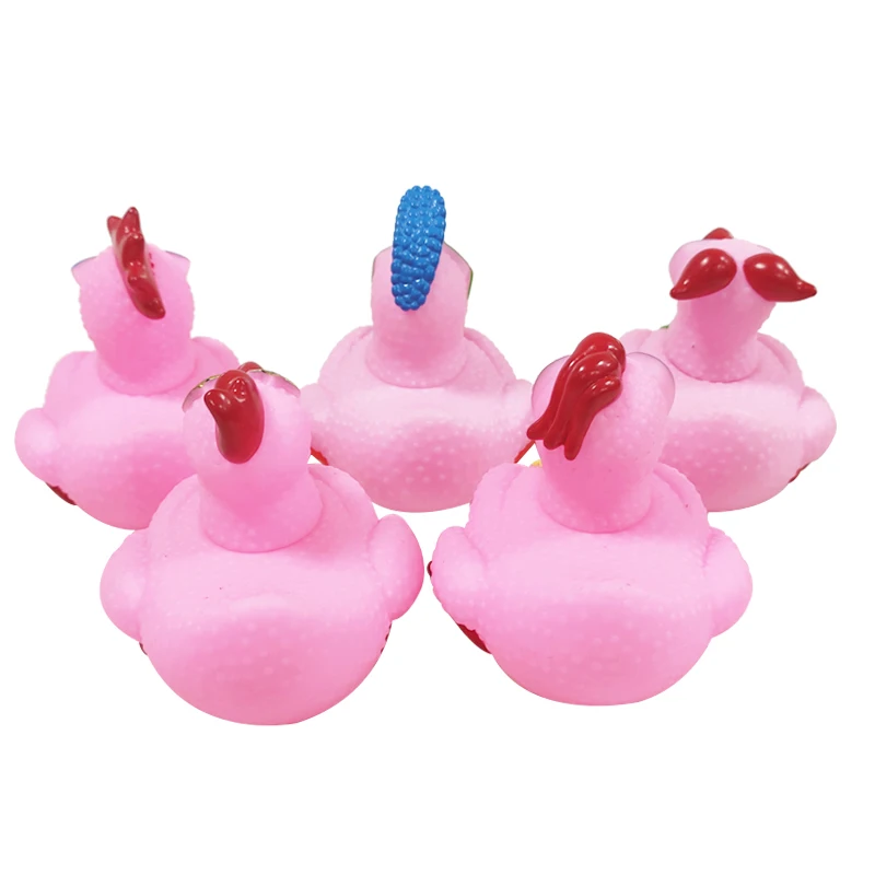 1PCS Розовые игрушки для домашних животных собак Громкий крик Утиный Сжимающая звуковая игрушка Товар для домашних животных Собака Кричащий аппарат для снятия напряжения Забавные гаджеты.
