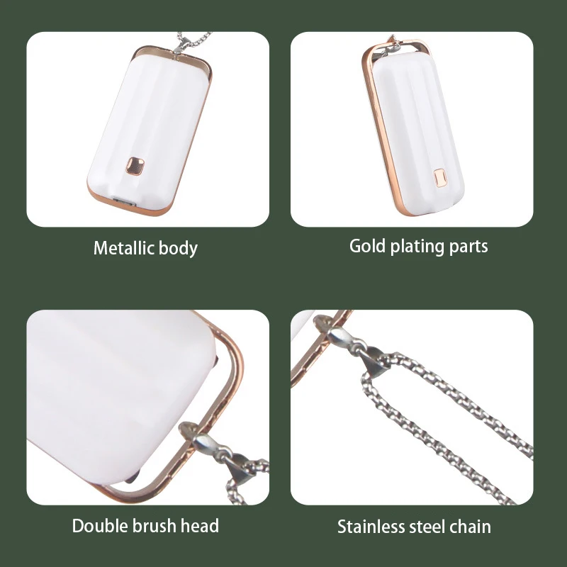 

CAHOT USB Necklace Air Purifier, Home Hanging Neck Type Portable Car Oxygen Bar Negative Ion Air Purifier