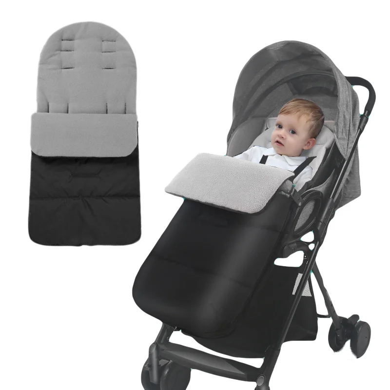 Зима осень спальный мешок для малышей теплая детская коляска водонепроницаемые
