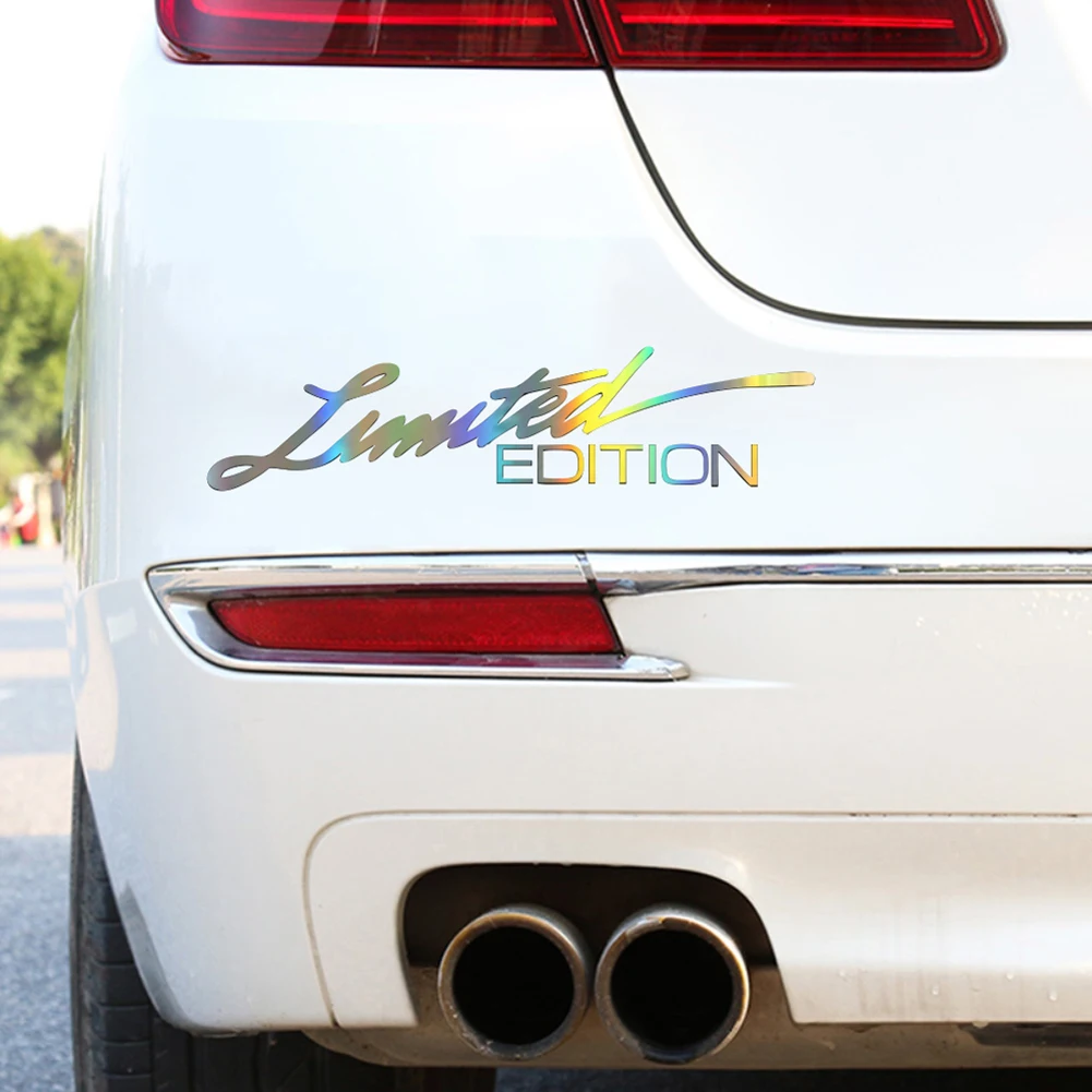 

Car Sticker 3D 16CM*3.8CM LIMITED EDITION Creative Vinyl Sticker On Car Stickers and Decals Window Sticker Car-styling Decal CSV