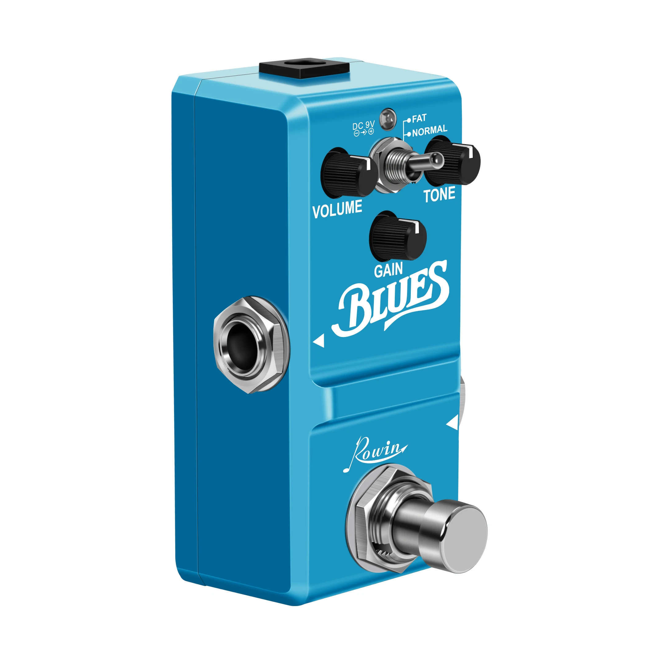 

Rowin LN-321True Bypass Blues Overdrive Guitar Effect Pedal Capturing Classic Blues Tone with Full Metal Case