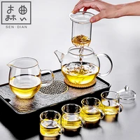 sendian japanese style high temperature resistant glass teapot olecranon outlet teapot office home kitchen tea set accessories
