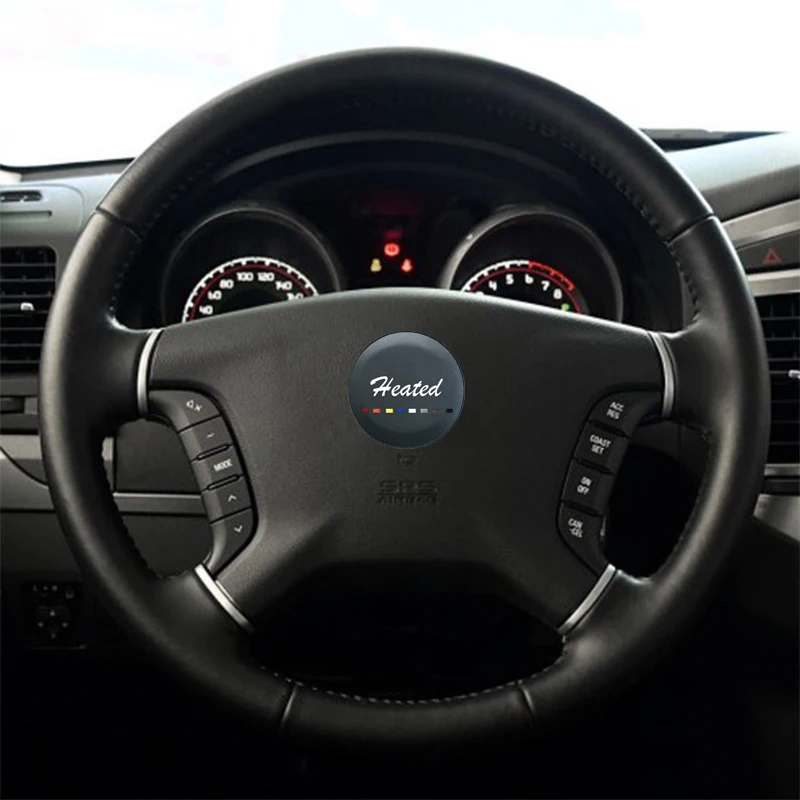 Чехол на руль из натуральной кожи для Mitsubishi Pajero 2007 2014 Galant 2008 2012 оплетка руль|leather