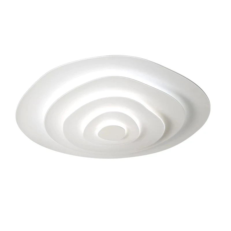 

Modern Led Ceiling Lamp for Living Dining Room Bedroom White Circle Round Chandelier Indoor Design Decoraion Lighting Fixtures
