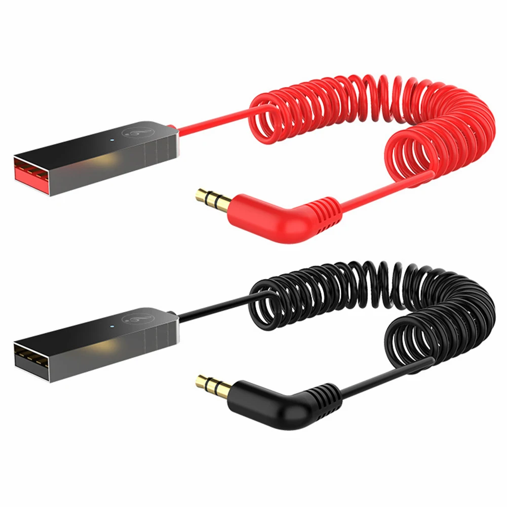 

Гарнитура Bluetooth-совместимый приемник 5,0 с микрофоном автомобильный аудио адаптер 3,5 мм Музыкальный динамик передатчик