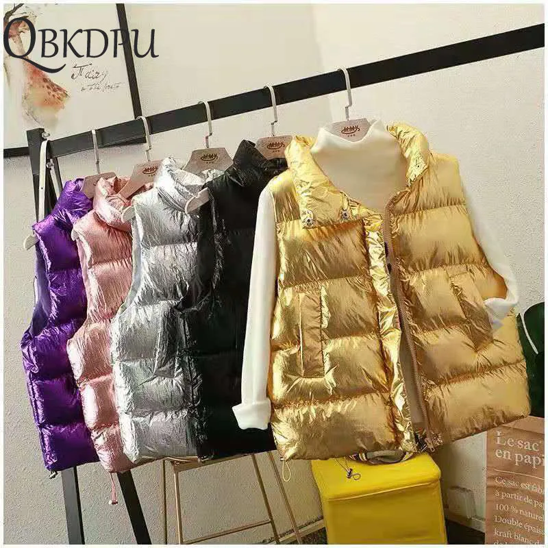 Женский жилет без рукавов зимняя повседневная куртка 2020 утепленный с хлопковой