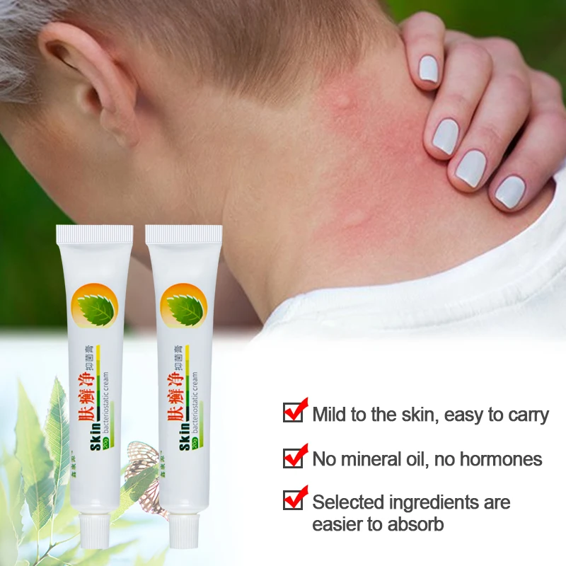 3 шт. антибактериальный крем для лечения псориаза экзема | Красота и здоровье