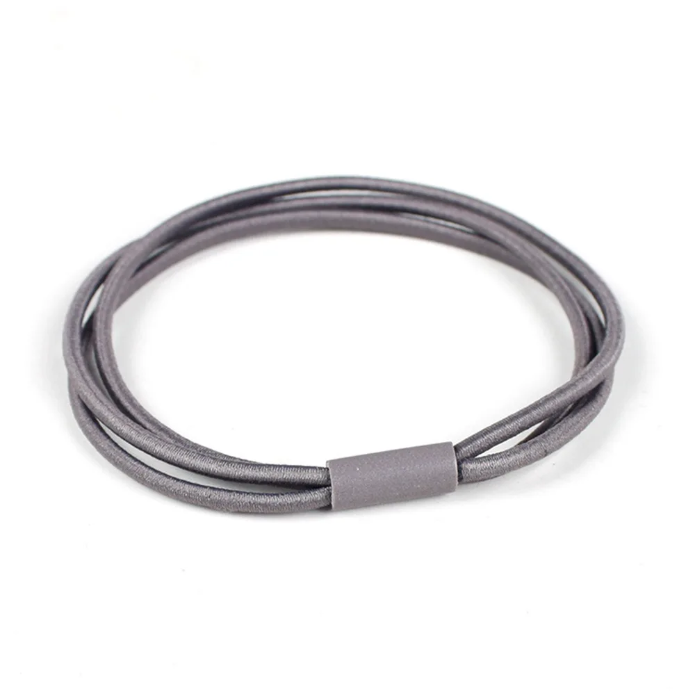 Корейский стиль три слоя высокая эластичность базовые веревки для волос кольца