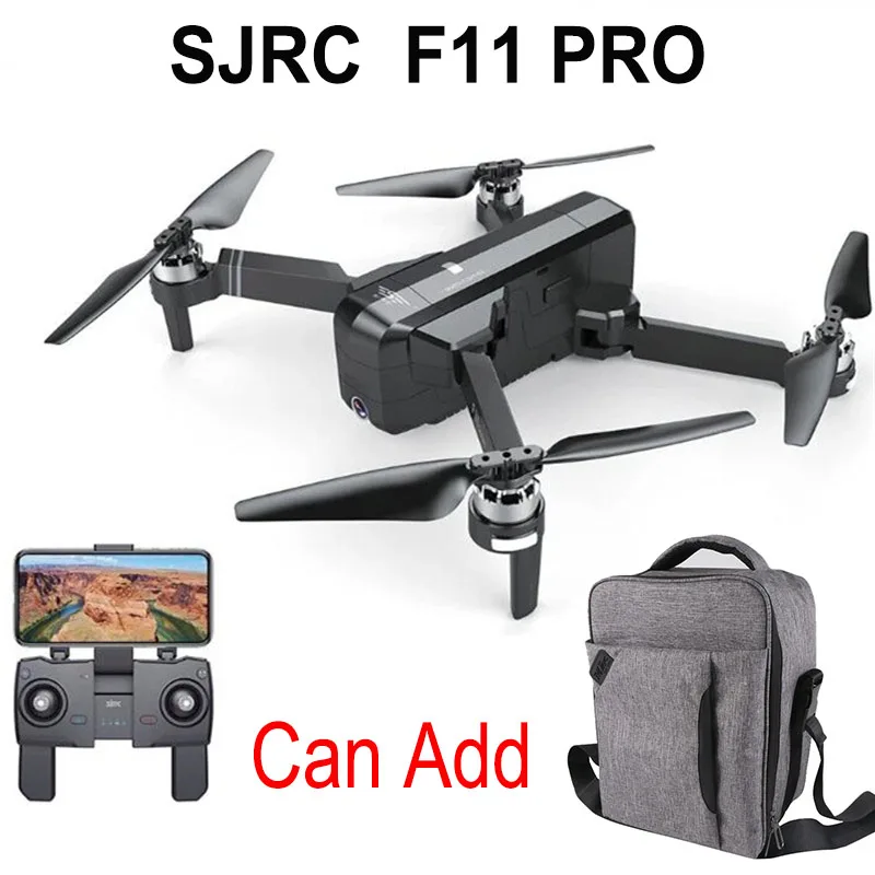 В наличии SJRC F11 PRO бесщеточный gps RC складной Дрон Квадрокоптер вертолет с Wi-Fi FPV 1080