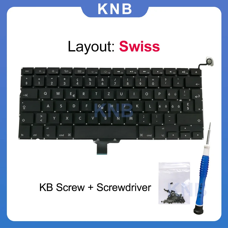 

Швейцарская винтовая отвертка для клавиатуры, 13 дюймов, A1278, 2009-2012 лет