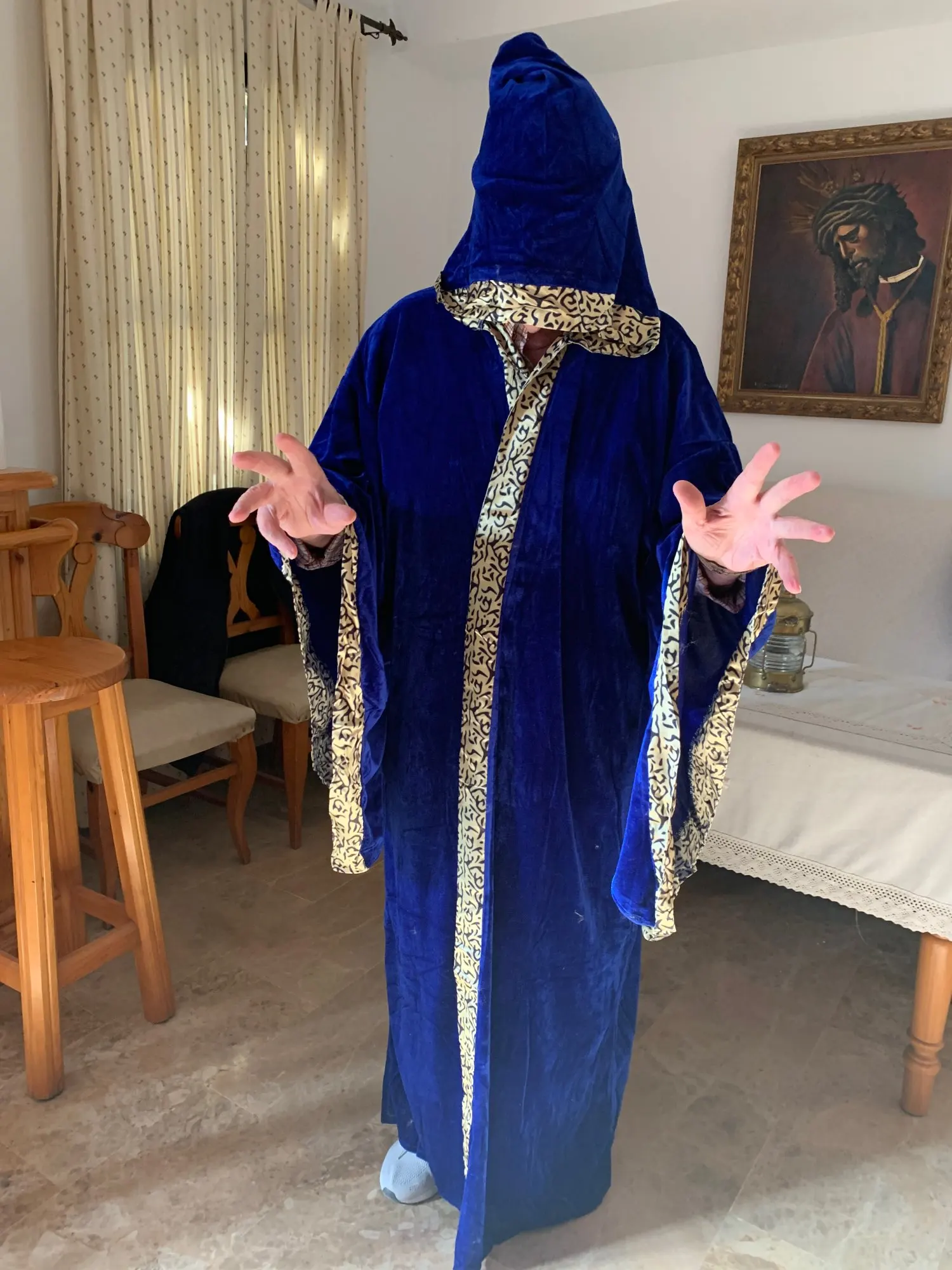 Мужской и Женский костюм ведьмы из мультфильма Монах с капюшоном в винтажном