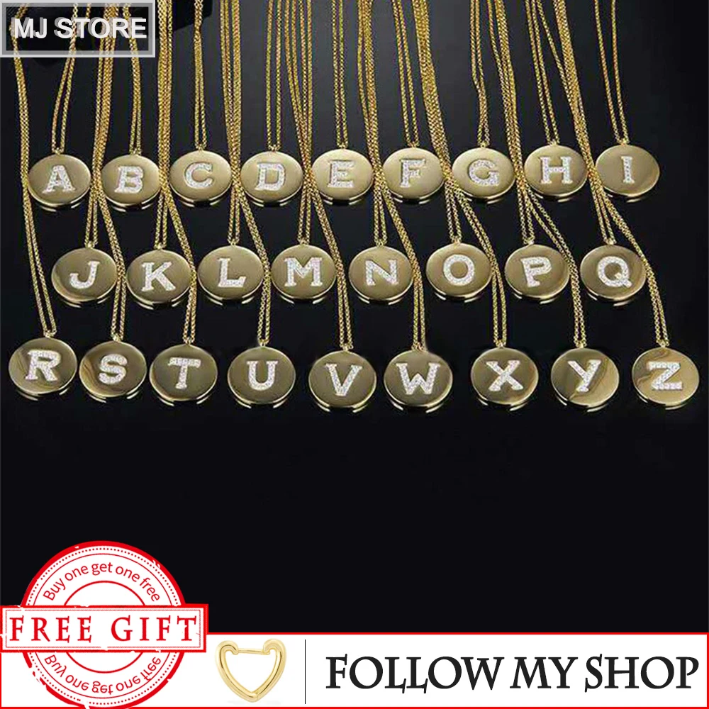 

S925 Sterling Silver Letter Pendant Necklace Simple Fashion Classic Atmosphere High-end Luxury Brand Monaco Jewelry Woman Gift