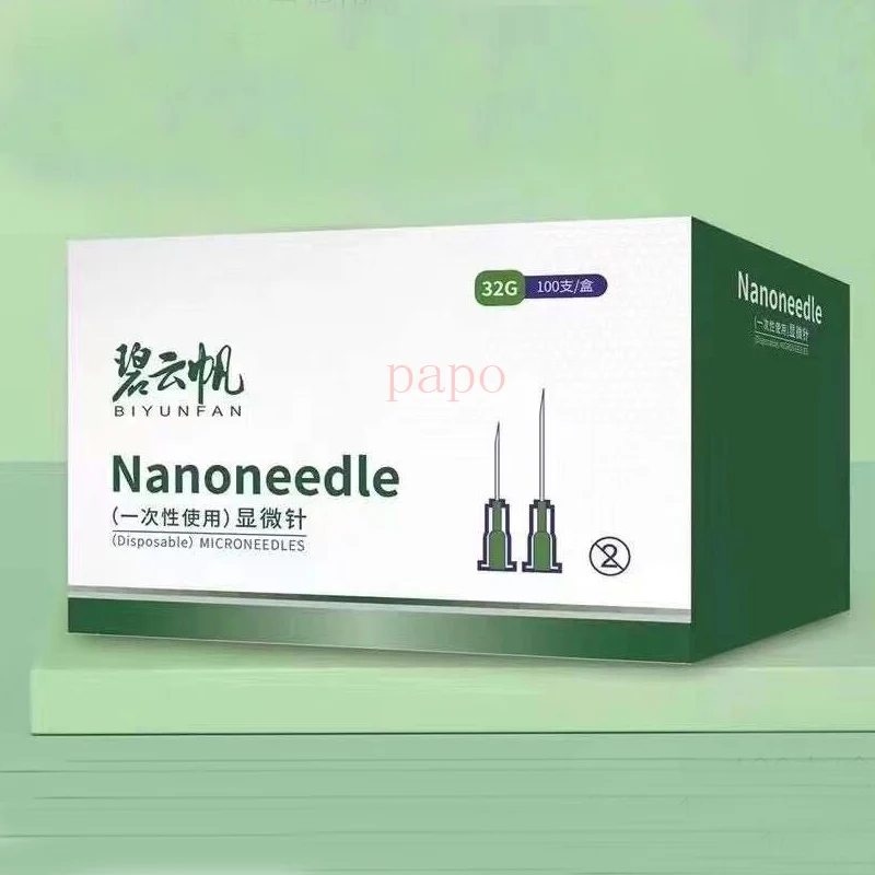 needle Piercing Transparent Syringe Injection glue Clear Tip Cap ForPharmaceutical injection needle 32G 4mm