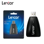 Кардридер Lexar 2 в 1, высокоскоростной Многофункциональный кардридер USB 3,1, кардридер SDHC SDXC для SD-карты, TF-карты
