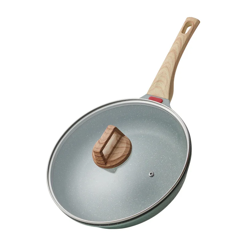 

Pans non-stick pan steak frying pan pancake pan household frying pan induction cooker universal cookware grill pan