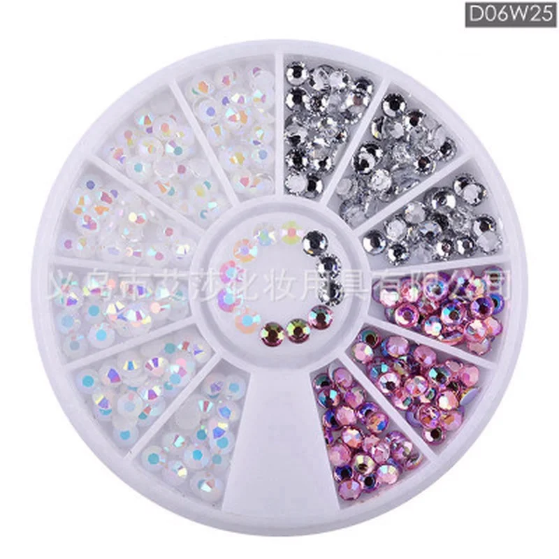 Бриллианты ослепительные блестки красочные украшения для ногтевого дизайна