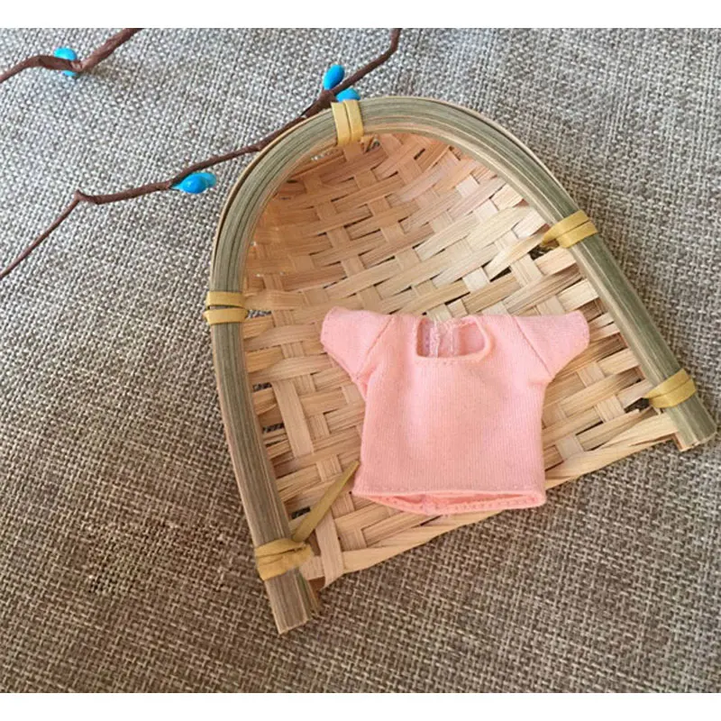 Новинка Одежда для кукол ob11 полосатая футболка 1/12 bjd obitsu11 аксессуары одежда |