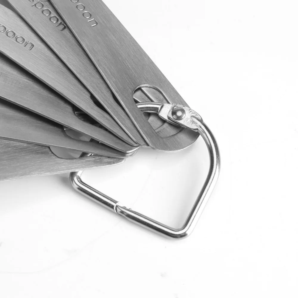 

6 PCS/Set Stainless Steel Folding Measuring Cup And Spoon Set Collapsible Measuring Spoons Kitchen Baking Cooking Tools